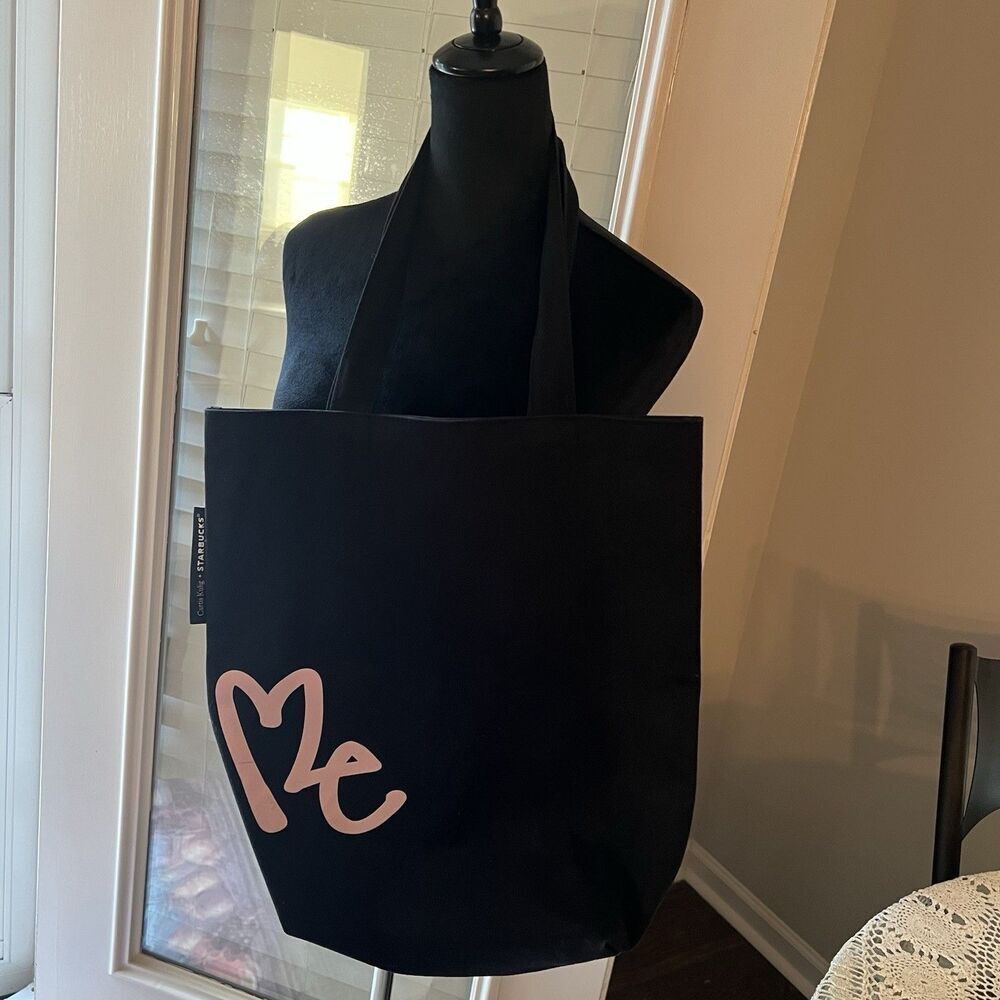 Starbucks Curtis Kulig Tote Love‎ Me Reusable